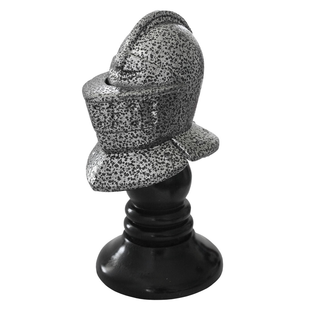 Miniatur Ritterhelm Helm auf Ständer